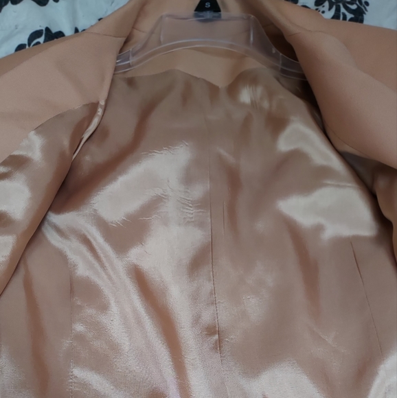 Vintage Gever Originals Jacket Blazer Pebble Tan Button Front Size 8 Wool Tags - Picture 12 of 12